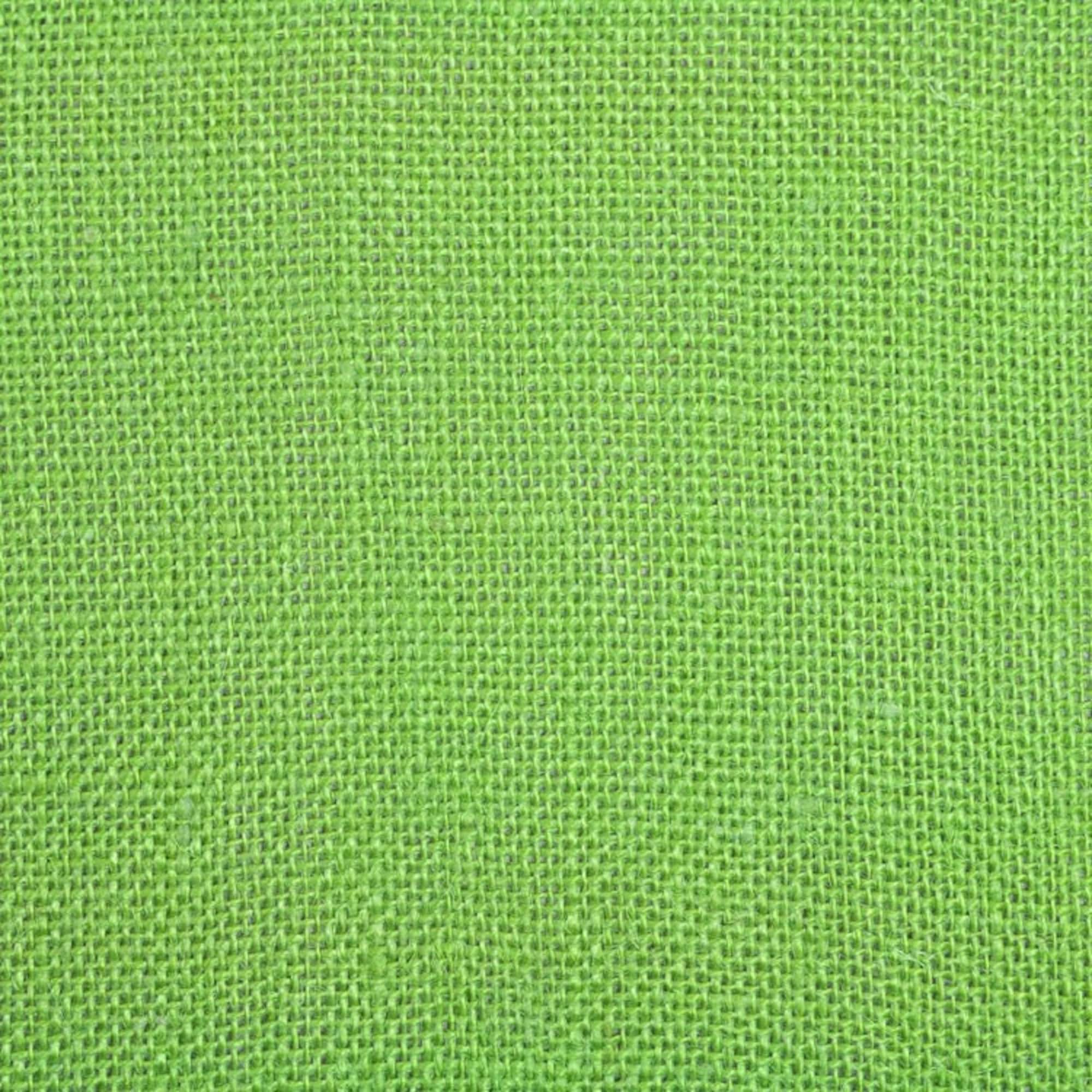 Lime Green Sultana Burlap
